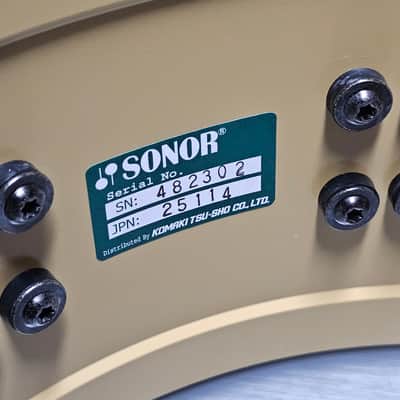 Sonor AS 1406 BRB SDBD 14"x 6" Artist Cast Bronze Snare image 23