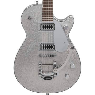 Gretsch G5230T Electromatic® Sparkle Jet™ FT Single-Cut with Bigsby® - Silver Sparkle image 1