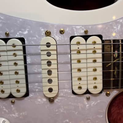 Ibanez JEM7V-WH Steve Vai Signature 2008 Team J-Craft White image 4