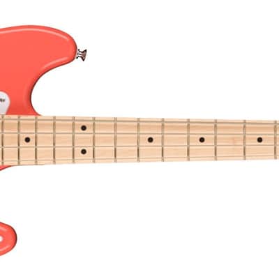 SQUIER - Sonic Bronco Bass MN Tahitian Coral 0373802511 image 1