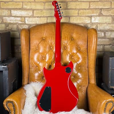 Reverend Reeves Gabrels Dirtbike Royale Royale Red Electric Guitar W/ Original Box & Case Candy! image 2