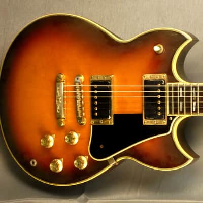 YAMAHA SG-1600 1980 - ebony touch - Cherry Sunburst - Japan Import image 3