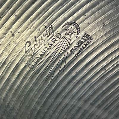 Ludwig Stamp, Paiste 22” Ride 1960’s,  1966 grams image 7