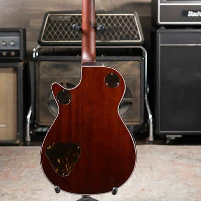 Gretsch G6134TFM-NH Nigel Hendroff Signature Penguin Electric Guitar - Amber Flame with Hardshell Case - Used image 9