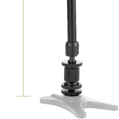11'' Magic Arm, Articulating Magic Friction Arm Adjustable w/Hot Shoe Mount 1/4'' Tripod Screw Compatible with DSLR Camera Rig/LCD/DV Monitor/LED Lights/Flash Light/Microphone/DJI Osmo image 2