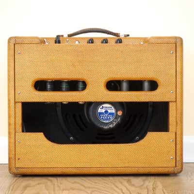 1959 Fender Deluxe Tweed Vintage Amp 5E3 Circuit Collector-Grade, Jensen P12R image 11