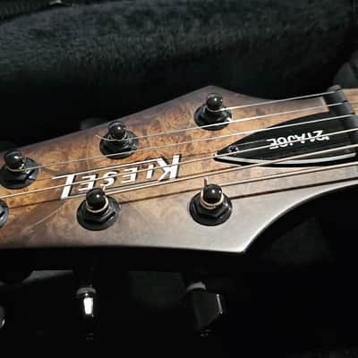 Kiesel AJ6E Andy James Crescent Signature 2021 Burled Maple image 17