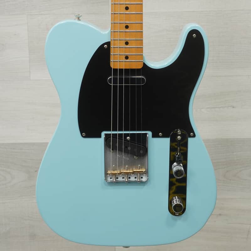 Used Fender Vintera 50s Telecaster Modified Electric Guitar Blue