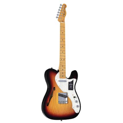Fender Vintera II '60s Telecaster Thinline MN 3-Color Sunburst - Electric Guitar image 1