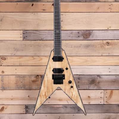 BC Rich JR-V Extreme Exotic Electric Guitar Natural w/ Floyd Rose image 4