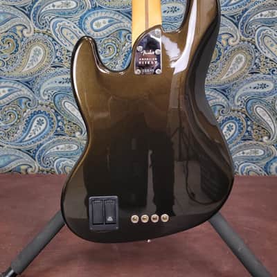 Fender American Ultra II Jazz Bass Texas Tea w/Molded Hard Case image 6