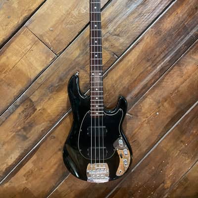 1988 Music Man Sabre Bass HH, Black image 1