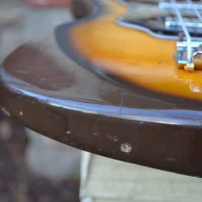 Vintage 1960's Intermark Cipher Bass Guitar Offset Body & Hockey Puck Headstock image 15