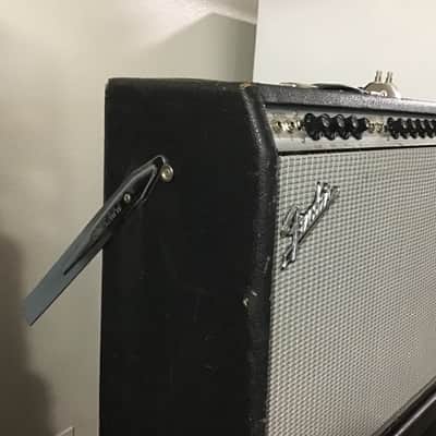 Fender Twin Reverb "Drip Edge" 2-Channel 100-Watt 2x12" Guitar Combo 1968 - 1969 - Silverface image 3