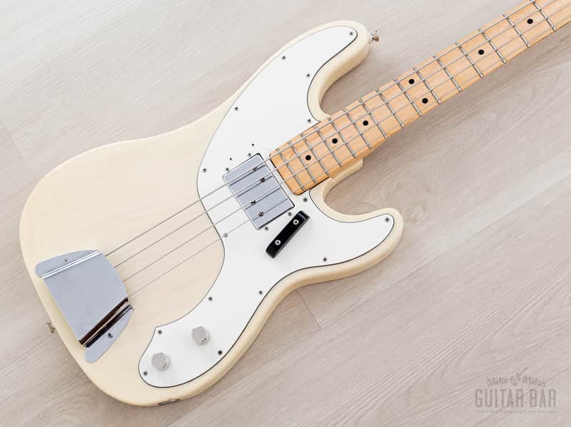 1972 Fender Telecaster Bass Blonde, Lightweight w/ Wide Range Humbucker, Case image 1