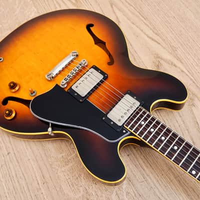 1981 Greco Super Real SA1200 Vintage Long Guard Lacquer 335 w/ Dry Z PAFs & Case, Japan image 10