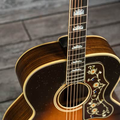 Gibson Custom Murphy Lab Pre-War SJ-200 Rosewood Light Aged - Faded Vintage Sunburst image 5