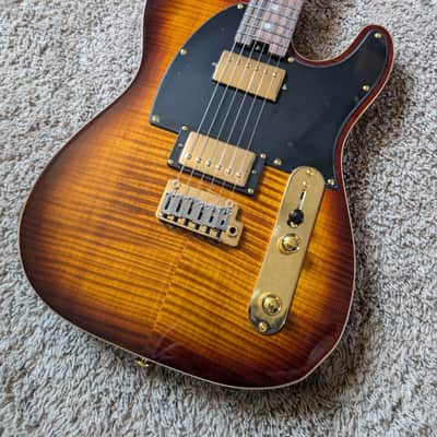 Electric Guitar Soloking MT-1 Fmt 22 Deluxe HH In Shaded Edgeburst Nafiri Special Run image 3