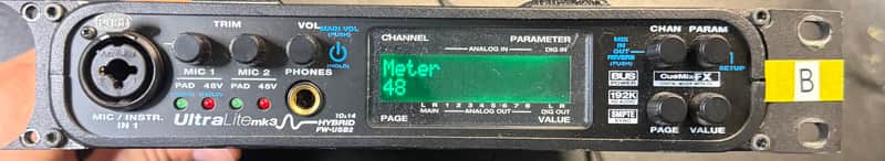 MOTU 828 MK3 ultralite - Black image 1