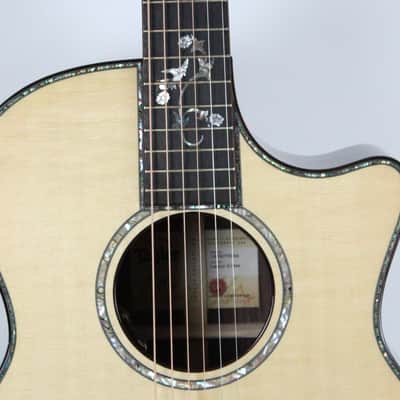 2025 Taylor 914CE Legacy Model Flower Inlays Grand Auditorium MINT ~Ebony Fretboard~ +OHSC USA image 12