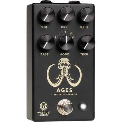 Walrus Audio Minimal Series Ages Five-State Overdrive Pedal - Regular Black image 2
