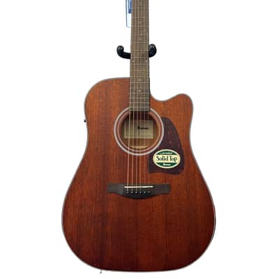 Ibanez AW54CE-OPN Artwood Mahogany 2014 - 2018 - Open Pore Natural image 1