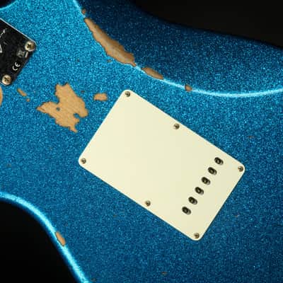 2023 - Fender Custom Shop 1967 Stratocaster Heavy Relic - Blue Sparkle image 13