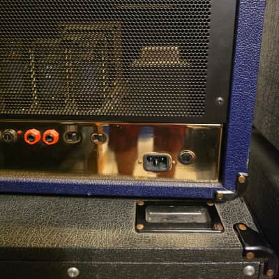 Marshall 6100 30th Anniversary Series 3-Channel 100-Watt Guitar Amp Head 1992 - 1997 - Blue image 11