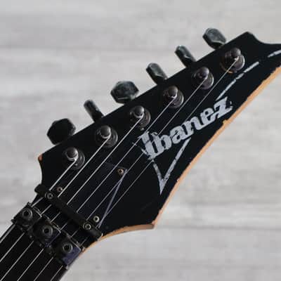 1987 Ibanez RG440PAH/PLG-65 Transitional Era HSS Superstrat (Black) image 2