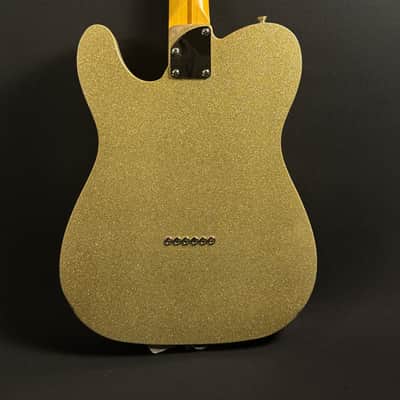 Hot Rod 6 Strings Telecaster 2020s - Relic Gold Glitter image 9
