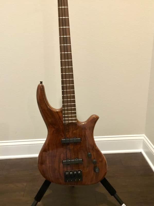 Togar Guitars Custom Built 4 String Stratus Bass 2017 - Claro Walnut image 1