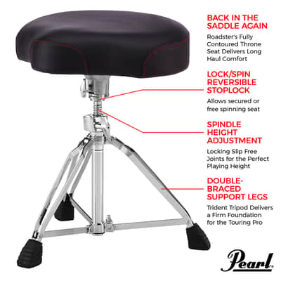 Pearl Roadster Saddle Style Throne image 4