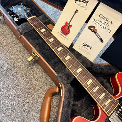 Gibson Memphis ES-335 Block 2015 - Satin Faded Cherry image 12
