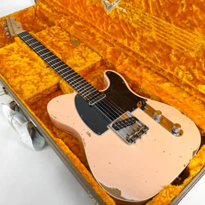 2018 Fender Custom Shop NAMM Ltd Custom Telecaster Relic – Faded Aged Shell Pink image 1