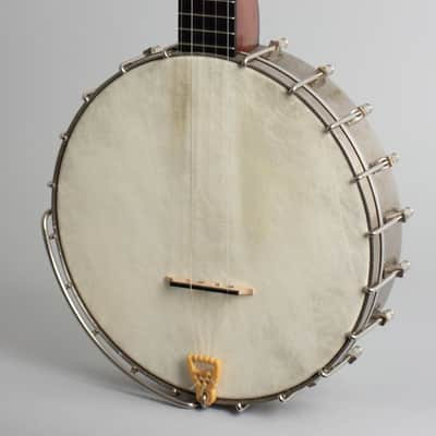Fairbanks No. 0 5 String Banjo (1905), ser. #22907, black tolex hard shell case. image 3