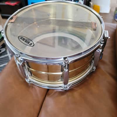 Vintage Tama Artstar ES 14x6.5 Brass Snare Drum MIJ Japan w/ Mighty Hoops image 14