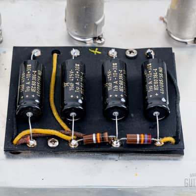 1963 Fender Deluxe Non-Reverb Black Panel Pre-CBS Tube Amp w/ Vintage Tube Set, Jensen C12Q image 21