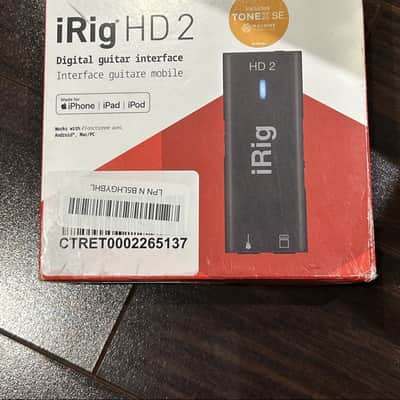 IK Multimedia iRig HD 2 Digital Guitar Interface for iPhone, iPad, Mac & PC image 1