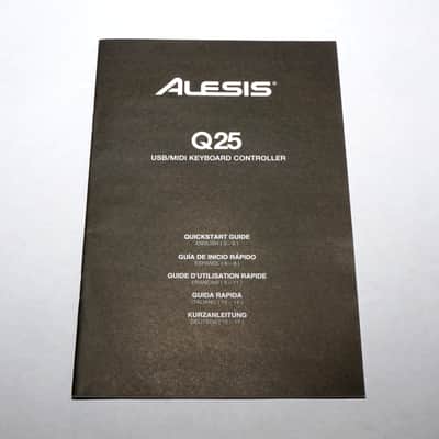 Alesis Q25 Keys Manual / MIDI Keyboard Reference / Technical Instructions
