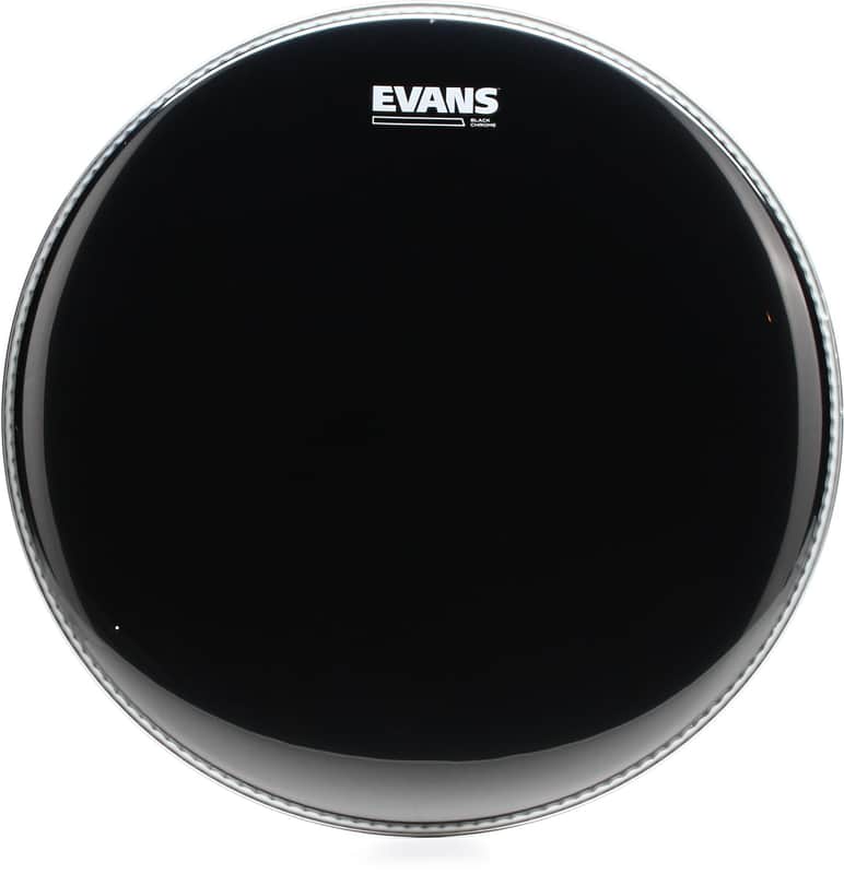 Evans Black Chrome Tom Batter Head - 16 inch (3-pack) Bundle image 1