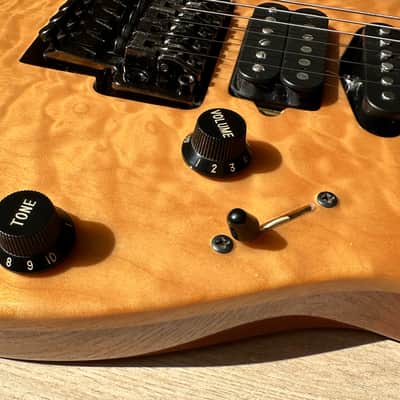 Ibanez USA Custom UCEWQM Exotic Woods 1992 - Natural image 20