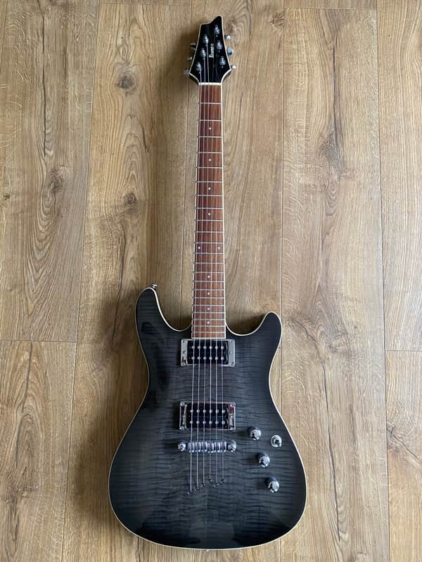 Ibanez SZR520FM-TKS Standard - 2009 - Transparent Black Sunburst - Owned by Jim Davies image 1