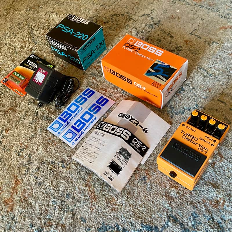 Boss DS-2 Turbo Distortion MADE IN JAPAN Silver Label 1988 image 1