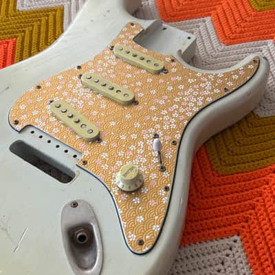 Warmoth Loaded One Piece Swamp Ash Body! - Fender Custom Shop Pickups! - Custom Pickguard! - image 3