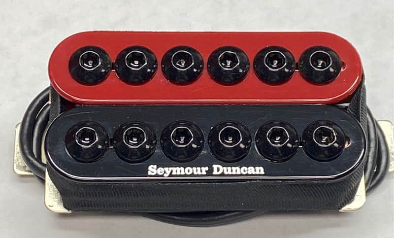 New Seymour Duncan SH-8n Invader Neck Humbucker Pickup Shop Floor Custom Red/Black image 1