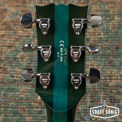 1999 Yamaha SG-T2 Masayoshi Takanaka Signature Model, transparent blue, with case image 14