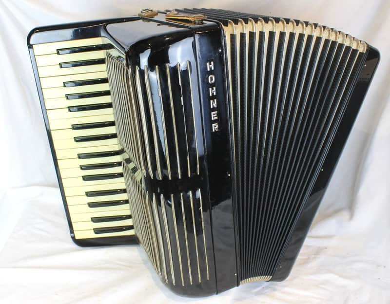 8237 - Black Hohner Basso Bass Accordion 34 image 1
