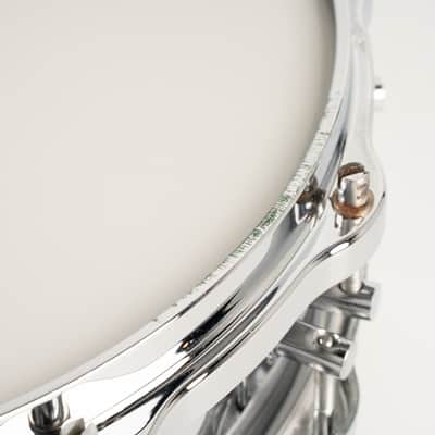 Sonor 1989' D420 Phonic Series Ferromanganese Steel Snare Drum 14"×4" image 5