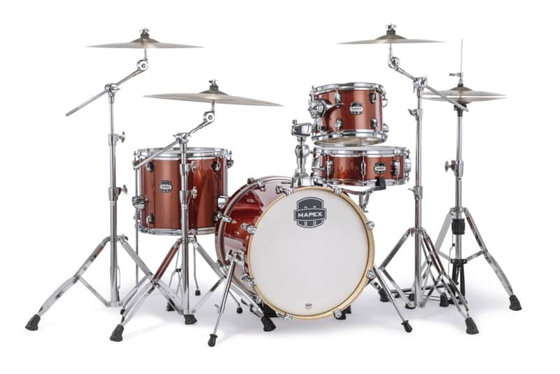 Mapex Mars Birch 4-Piece Bop Shell Pack - Blood Orange Sparkle