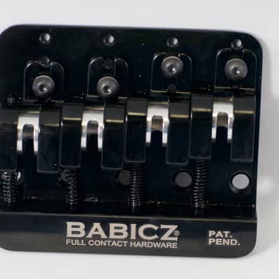 Babicz Full Contact Hardware - FCH-4BBK - 4 string black bridge image 3